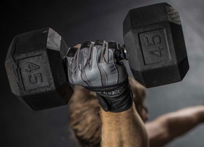 BioForm® WristWrap Glove weightlifting
